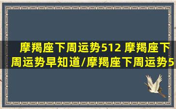 摩羯座下周运势512 摩羯座下周运势早知道/摩羯座下周运势512 摩羯座下周运势早知道-我的网站